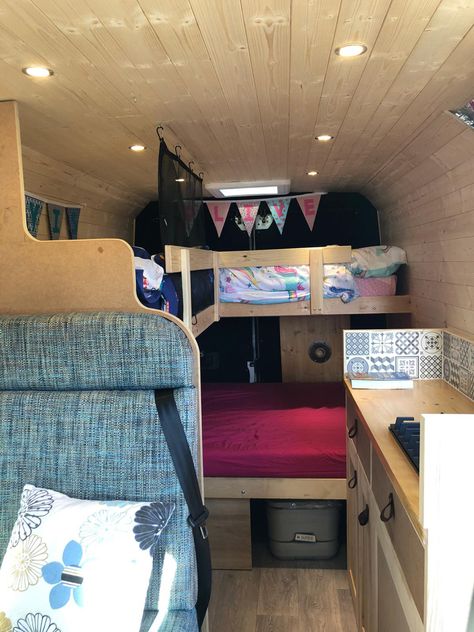 4 Berth Campervan Conversion, 4 Berth Campervan, Trailer Inspiration, Caravan Living, Camper Bus, Caravan Makeover, Diy Campervan, Suv Camping, Van Storage