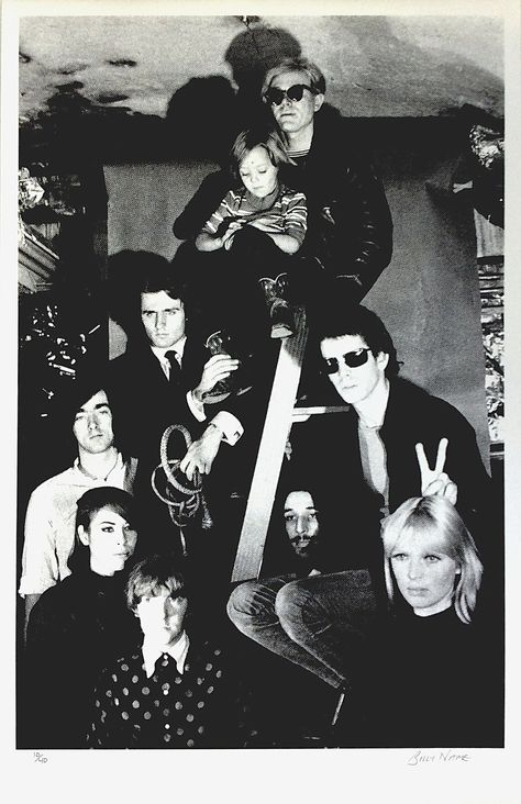 The Velvet Underground with Nico, Andy Warhol, Mary Woronov and Gerard Malanga at Warhol’s Silver Factory in 1966. Signed Billy Name Serigraph Maureen Tucker, Nico Paffgen, Billy Name, Christa Päffgen, Warhol Factory, The Velvet Underground & Nico, The Velvet Underground, Robert Johnson, Intimate Photos