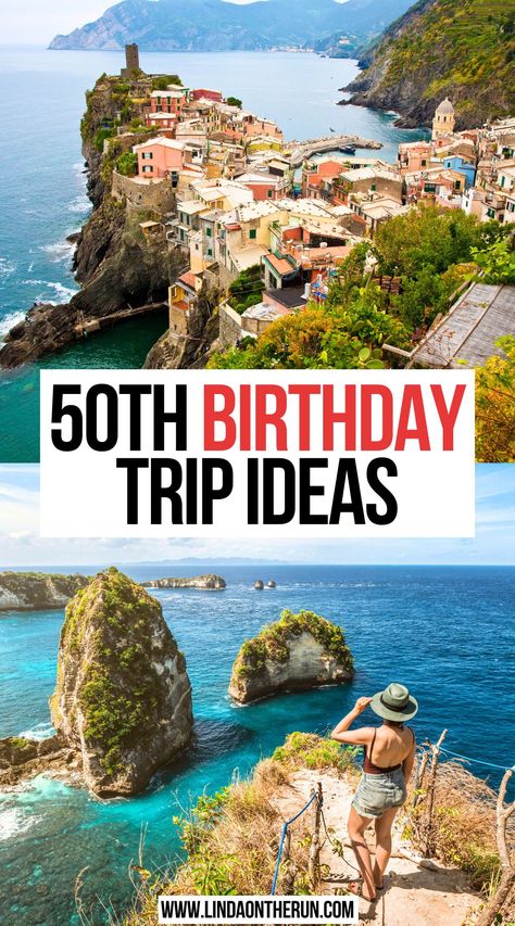 50th Birthday Trip Ideas Ideas For A 50th Birthday For Women, 50th Birthday Vacation Ideas, 50th Birthday Trip Ideas For Women, 50th Birthday Girls Trip, Destination Birthday Ideas, Birthday Travel Ideas, 50th Birthday Trip Ideas, Birthday Trip Ideas, 50th Birthday Celebration Ideas