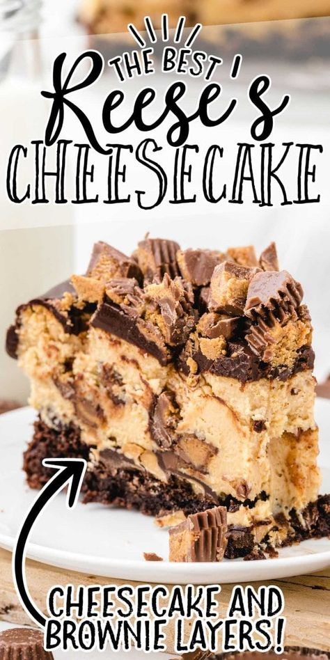 Reeses Butterfinger Cheesecake, Peanut Butter Cup Brownie Cheesecake, Peanut Butter Cheesecake Cake, Reeses Peanut Butter Cheesecake Brownies, Cheesecake Peanut Butter Cup, Reece’s Peanut Butter Cheesecake, Reese’s Cheesecake Bars, Resses Cheesecake Recipe, Reese’s Cheesecake Recipes