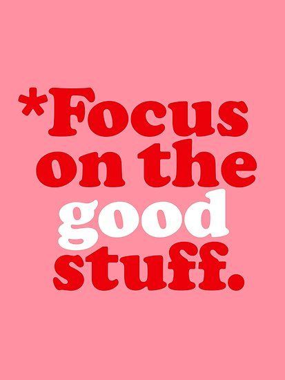 Get your positivity on and “Focus On The Good Stuff”! / © The Love Shop. All rights reserved 2107. • Also buy this artwork on wall prints, apparel, stickers, and more. Plakat Design Inspiration, Red Quotes, Bedroom Wall Collage, Focus On The Good, Motiverende Quotes, Nice Pictures, Picture Collage Wall, Smart Board, Photo Wall Collage