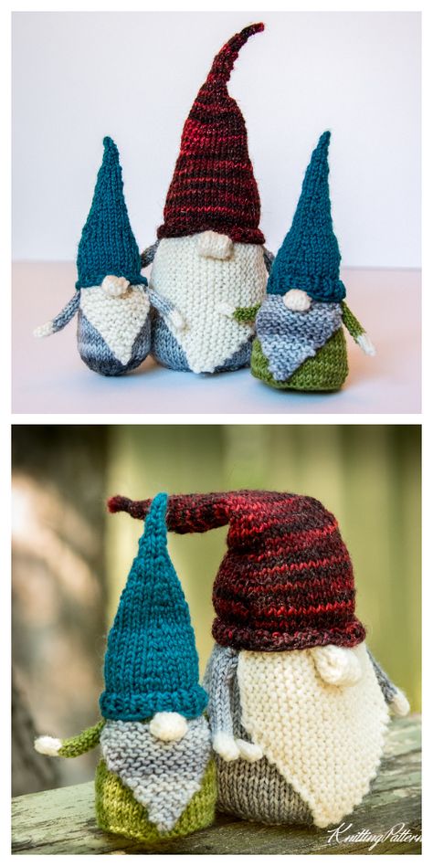 Amigurumi Gnome Knitting Patterns Free Christmas Gnome Knitting Pattern, Gnome Hat Knitting Pattern, Christmas Gonk Knitting Patterns Free, Useful Knitted Gifts, Free Knitted Gnome Pattern, Free Knitting Patterns Christmas Decorations, Christmas Gnome Knitting Patterns Free, Knitted Gonks Free Pattern, Knitted Christmas Gnomes Free Pattern