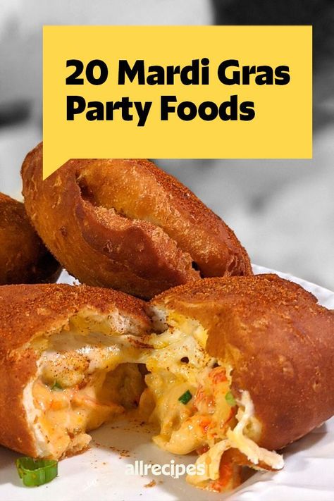 Creole Party Food, Mardis Gras Recipes, Louisiana Dip Recipes, New Orleans Style Appetizers, Marci Gras Foods, Mardi Gras Side Dishes Parties Food, Mardi Gras Lunch Ideas, Food For Mardi Gras Party, Vegetarian Mardi Gras Recipes