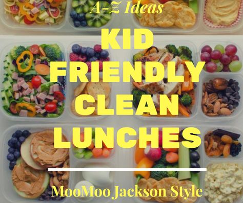 Clean Eating Kids, Clean Lunches, Kid Lunches, Clean Eating Salads, Kids Breakfast, Clean Eating Chicken, School Lunch Ideas, Clean Eating Lunch, Healthy Lunches For Kids