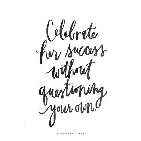 How many times have you compared yourself / your business / your success to other creatives in your industry? How many times have you listened to that little voice in your head that tells you that you aren't enough? Friends, you are not alone! This is something that I work on with my doll dates clients and I want to share the love with you as well! I'm giving advice on loving your fellow boss lady friends AND building community over competition on The Caroline Doll Blog! Others Success Quotes, Jenna Kutcher, Empowerment Quotes, Business Advice, The Way You Are, Other Woman, Monday Motivation, Great Quotes, Success Quotes