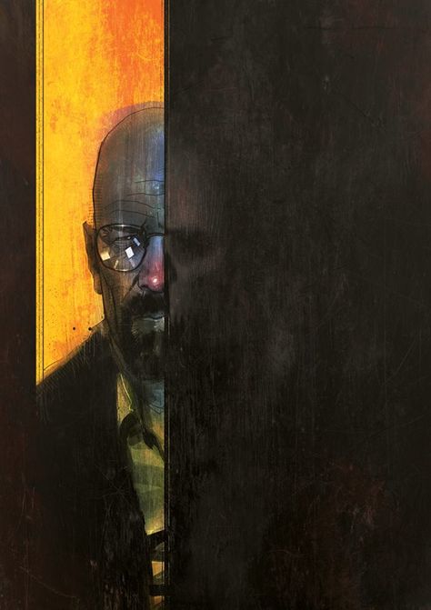 Walter White - Breaking Bad - Matt Timson Breaking Bad Art, Better Call Saul Breaking Bad, Bad Art, Walter White, Call Saul, Better Call Saul, Movie Poster Art, Reference Images, Pics Art