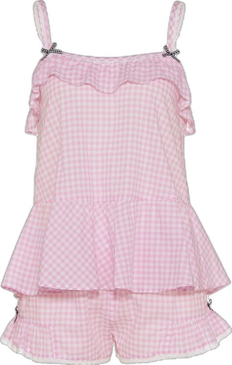 Kawaii Pajamas, Digital Wardrobe, Pijamas Women, Cute Pjs, Peter Alexander, Kill People, Cute Pajamas, Pink Gingham, Pajama Set Women