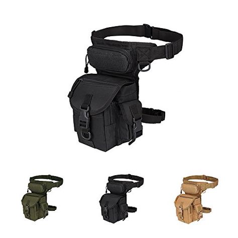 Multi-purpose Tactical Drop Leg Bag Tool Fanny Thigh Pack Leg Rig Military Motorcycle Camera Versipack Utility Pouch, Black. For product & price info go to:  https://all4hiking.com/products/multi-purpose-tactical-drop-leg-bag-tool-fanny-thigh-pack-leg-rig-military-motorcycle-camera-versipack-utility-pouch-black/ Jeans Cheap, Thigh Bag, Black Coyote, Military Gear Tactical, Military Bag, Utility Pouch, Leg Bag, Cheap Jeans, Military Gear