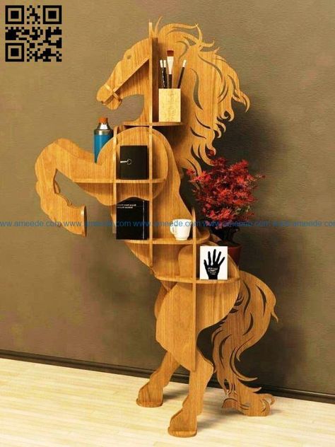 Hose shelf E0017620 file cdr and dxf free vector download for laser cut – Download Vector Horse Room Decor, Horse Themed Bedrooms, Horse Bedroom, 3d Wood Puzzles, Horse Room, Cnc Engraving, Free Vector Files, Horse Crafts, Furniture Design Wooden