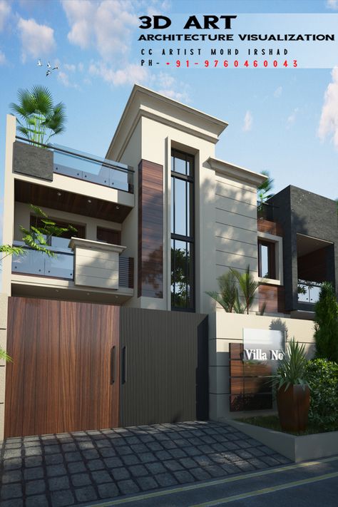 Modern Main Gate Designs, Freelance Architect, Small House Design Architecture, Modern Bungalow House Design, Ramp Design, House Architecture Styles, House Main Gates Design, House Redesign, Facade Architecture Design