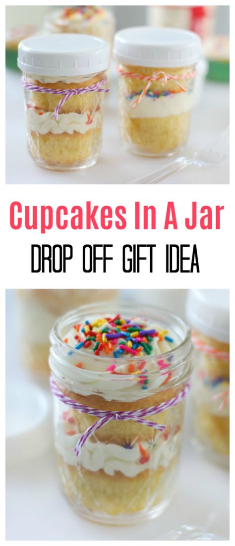 Cupcakes In A Jar How To Make, Cupcakes In A Cup Ideas, Birthday Cake In A Jar, Layered Cupcakes In A Cup, Dessert Jars Ideas Easy, Gifts For Significant Other, Cupcakes In A Cup, Cupcake Jars, Cottage Baking