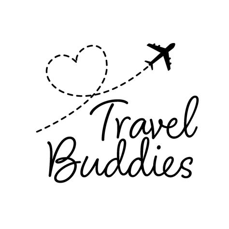 Vacation Design Graphic, Travel Svg Free, Airplane Svg, Family Shirt Design, Travel Svg, Enjoy Your Trip, Travel Buddies, Cricut Svg Files Free, Design Tshirts