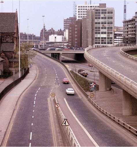 Civil Engineering Works, Civil Engineering Projects, New Topographics, Glasgow City Centre, Council Estate, George Cross, Glasgow City, Charing Cross, New Roads