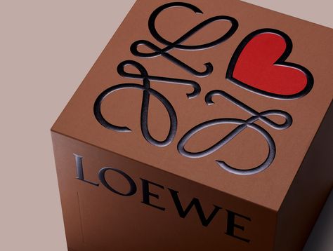 LOEWE 520 Packaging on Behance Loewe Logo, Fashion Packaging, Dragon Toys, Information Architecture, Pattern Play, Graphic Design Advertising, Design Language, Website Branding, Design Lab