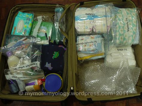 Packing for an Infant and a Toddler (and Then Some) Flying With Kids, Flying With A Baby, Baby Life Hacks, Toddler Travel, Beach Baby, Disney World Vacation, Baby Life, Traveling With Baby, Baby Hacks