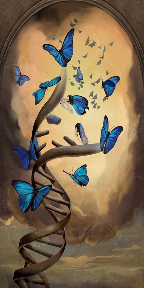 bioshock 2 art butterflies and dna. sofia lamb Dna Drawing, Flor Iphone Wallpaper, Dna Art, Dna Tattoo, Bioshock 2, Biology Art, Medical Art, Bioshock, Life Is Strange