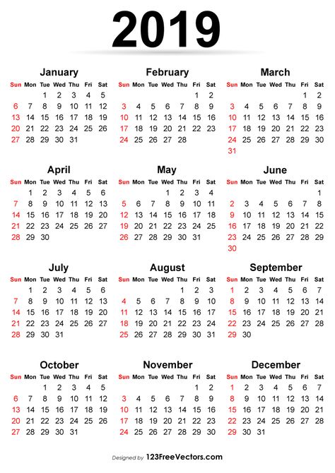 Printable Calendar 2019 Calendar 2019, Printable December Calendar, Printable Yearly Calendar, Printable Calendar 2020, 2020 Calendar Template, Free Printable Calendar Templates, Create A Calendar, Calendar 2020, 2019 Calendar