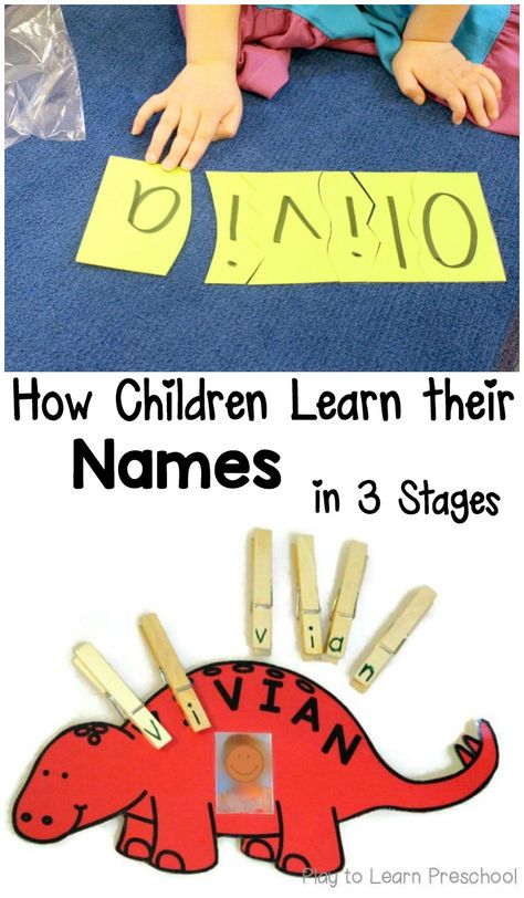 There are 3 clear stages that children go through as they are learning their names in preschool-- recognize, spell and write them. Preschool Names, Preschool Prep, Name Activities, Preschool Literacy, Preschool At Home, Preschool Lessons, Toddler Learning Activities, Tracing Worksheets, Preschool Learning Activities