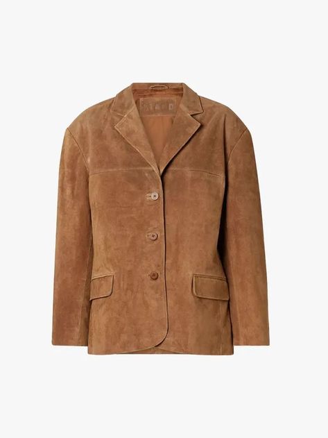 Tan Suede Jacket, Suede Blazer, Suede Vest, Tan Jacket, Transition Outfits, Workwear Jacket, Fashion Wishlist, Anorak Jacket, Fall Jackets