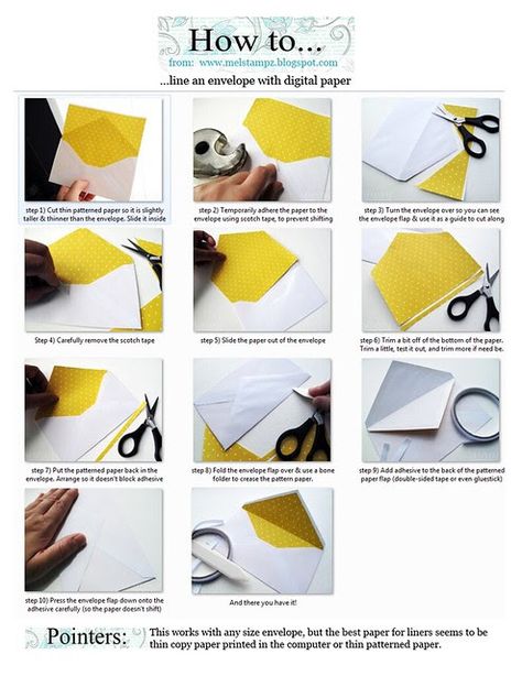 Mel Stampz: Quick tricks for DIY envelope liners Diy Envelope Liners, Liner Tutorial, Envelope Tutorial, Diy Envelope, Envelope Punch Board, Envelope Art, Envelope Liner, Card Making Tutorials, Card Making Techniques