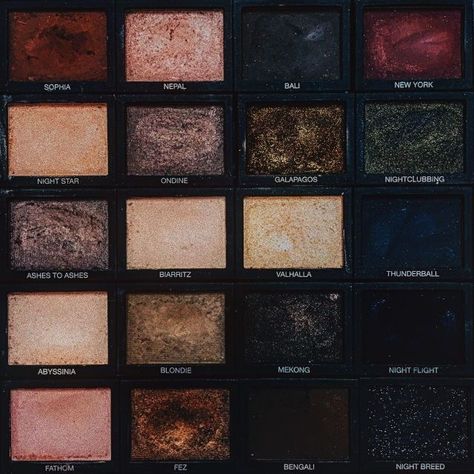 Make up beauty aesthetics // palette dark grunge tumblr hipsters Makijaż Smokey Eye, Kesha, Eyeshadow Palettes, Makeup Goals, Makeup Palette, Pretty Makeup, Aesthetic Makeup, All Things Beauty, Makeup Collection