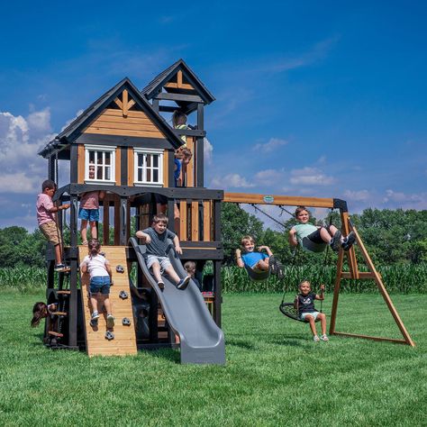 Backyard Discovery Mystic Tower Cedar Swing Set - Sam's Club