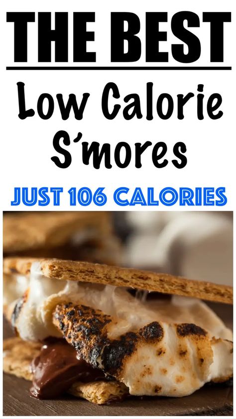 Healthy S'mores Recipe Low Calorie Smores, Brat Diet Recipes, Healthy Smores, Brat Diet, Low Cal Dessert, Graham Cracker Recipes, Low Cal Recipes, Low Calorie Desserts, Cracker Recipes