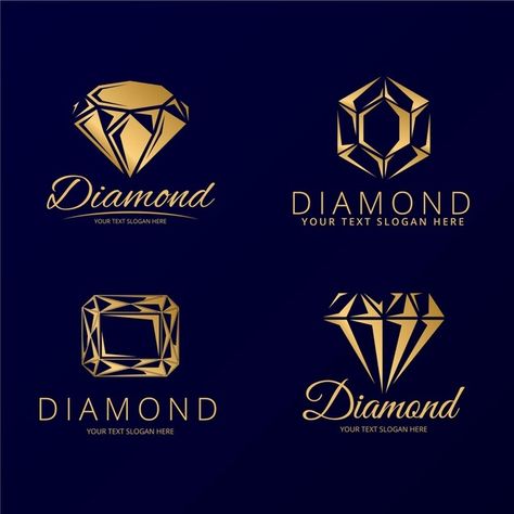 Diamond logo collection Premium Vector | Premium Vector #Freepik #vector #logo #business #luxury #diamond Diamond Logo Ideas, Diamond Logo Design Ideas, Logo Background Design, Diamond Logo Design, Jewelry Logo Ideas, Jewelry Website Design, Logo Diamond, Wallpaper Iphone Quotes Backgrounds, Food Logo Design Inspiration