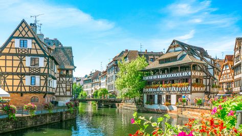 These 9 Picturesque Towns Look Like They Are From a Disney Movie Day Trips From Paris, Strasbourg Cathedral, Day Trip From Paris, Strasbourg France, Rhine River, Cruise Destinations, Visit France, Medieval Town, River Cruises