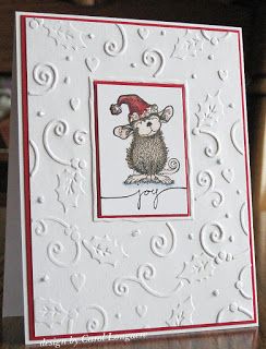 Our Little Inspirations: Getting Ready for Christmas House Mouse Stamps, Mouse Designs, Getting Ready For Christmas, Stamped Christmas Cards, Mouse House, Handmade Christmas Card, Christmas Card Inspiration, Mouse Christmas, Homemade Christmas Cards