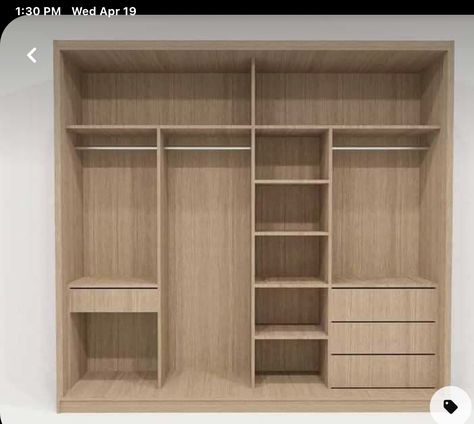 Wardrobe Structure Design, Wardrobe Inside Design, Wardrobe Internal, Wardrobe Internal Design, Wardrobe Shelf, Wooden Cupboard Design, Wooden Wardrobe Design, Wardrobe Design Modern, Almirah Designs