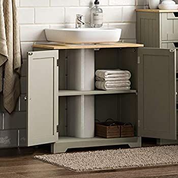 Sink Cabinet Bathroom, Under Sink Cabinet Bathroom, Pedestal Sink Storage, Tiny Bathroom Storage, Under Bathroom Sink, Bathroom Under Sink, Sink Cabinets, Bathroom Cupboard, Bathroom Sink Storage