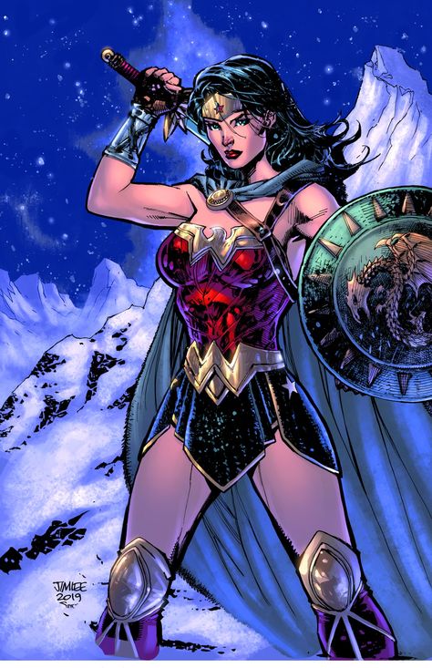 DC Nation on Twitter: "The team of @marikotamaki and @mikeljanin join Wonder Woman with issue #759...which arrives with this appropriately heroic variant cover by @JimLee and @Sinccolor! On sale July 28.… https://t.co/tWT5AftUb8" Art Dc Comics, Wonder Woman Artwork, Jim Lee Art, David Finch, Wonder Woman Art, Univers Dc, Jim Lee, Arte Dc Comics, Dc Comics Art