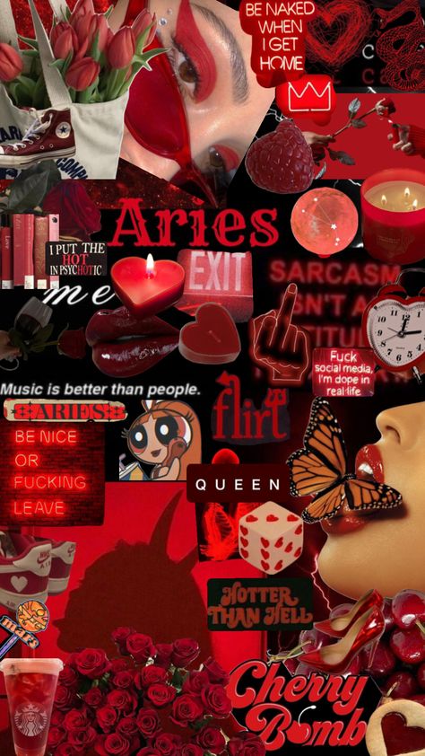 Aries Aesthetic ♈️💅🏾✨ #aries #ariesaesthetic #zodiac #zodiacaesthetic #ariesmars #mars #astrology #astrologyboard #vibes Aries Mars, Mars Astrology, Mars Aesthetic, Aries Aesthetic, Brand Refresh, Red Wallpaper, Mars, Astrology, Phone Wallpaper