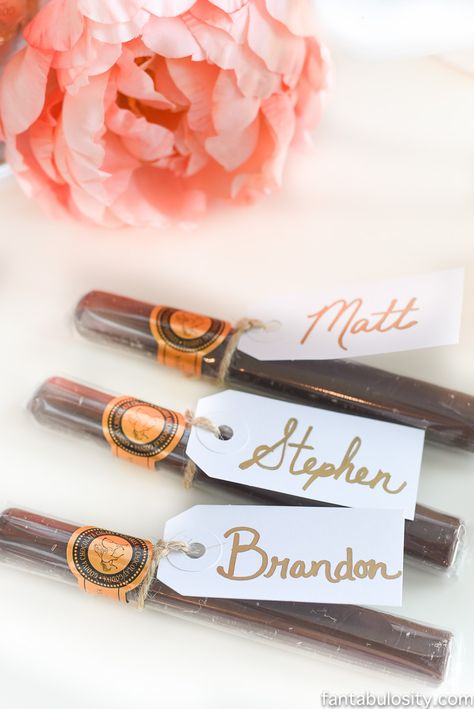 Chocolate Cigars Diy, Charcuterie Diy, Chocolate Cigars, Escape Room Diy, Gatsby Birthday, Gatsby Birthday Party, Chocolate Decoration, 90th Birthday Parties, Glamour Party