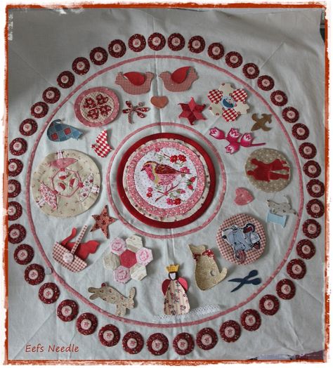 Eefs Needle: Mijn Kleine Levensverhaal in de Cirkel Bear Paw Quilt, Patchwork Inspiration, Susan Smith, Circle Quilts, Spring Quilts, Medallion Quilt, Little Life, Applique Quilting, Quilt Baby