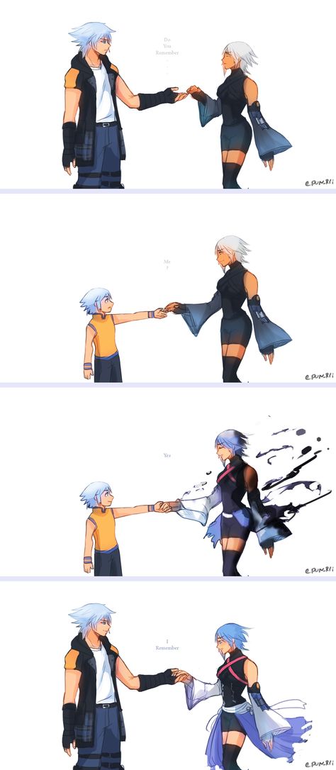 #kh #kh3 Kingdom Hearts Riku X Namine, Sora X Riku, Kh Fanart, Kingdom Hearts Riku, Kingdom Hearts Sora, Riku Kingdom Hearts, Kh 3, Kingdom Hearts Characters, Disney Kingdom Hearts