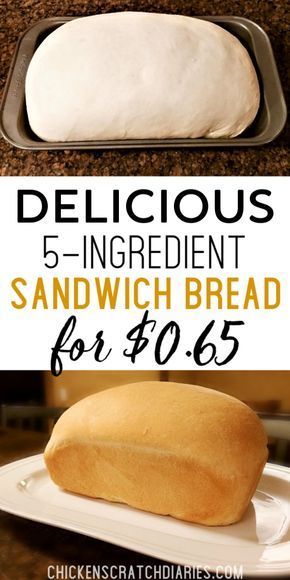 Easy homemade sandwich bread -for pennies a loaf. #HomemadeBread #SaveMoney #Recipe Homemade Sandwich Bread, Resepi Roti, Pudding Chia, Different Types Of Bread, Homemade Sandwich, Sandwich Bread Recipes, Best Bread Recipe, Types Of Bread, Bread Machine Recipes