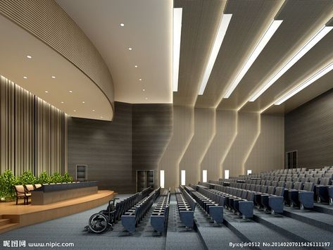 Auditorium Architecture, Church Building Design, Auditorium Design, School Building Design, Multipurpose Hall, Cinema Design, Church Interior Design, Board Room, Architecture Design Sketch