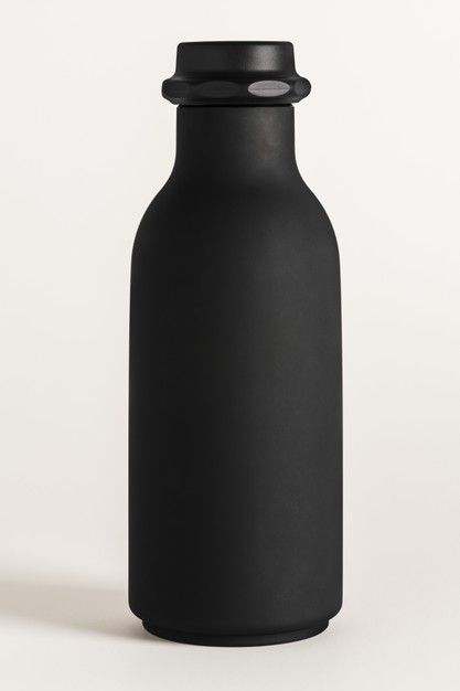 Black Water Bottle, Water Bottle Mockup, Off White Background, Botol Air, Free Packaging Mockup, Cosmetics Mockup, Name Card Design, Paper Mockup, Bag Mockup