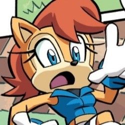 Sally Acorn Icon, Sonic Channel, Sonic Pfps, Bandit Heeler, Sonic Satam, Archie Comics Characters, Sally Acorn, Classic Sonic, Sonic Characters