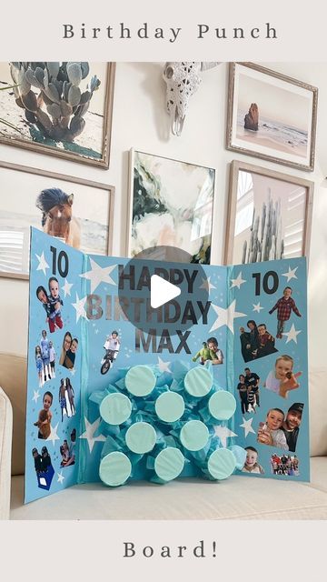 Renee LeBlanc on Instagram: "How to make a birthday punch board 🥳🎂 Let me know if you’re interested in gift ideas for tweens?! • #birthdaypunchboard #birthdaygiftideas #kidsbirthday #kidsbirthdayideas #kidsbirthdaypartyideas #kidsbirthdayparties #birthdaydiy #birthdayparty" Birthday Gift Game Ideas, Countdown To Birthday Gifts, How To Make A Punch Board With Cups, Punch Cup Birthday Gift Board, Countdown Birthday Gifts Ideas, Countdown To Birthday Ideas, Birthday Punch Board Ideas, Countdown Ideas For Birthday, Punch Board Birthday Gift Ideas