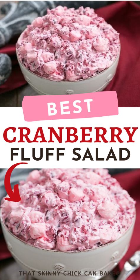 Cranberry Wassail, Cranberry Fluff Salad, Southern Holiday Recipes, Thanksgiving Sidedish, Newest Recipes, Cranberry Salad Recipes, Cranberry Fluff, Ambrosia Recipe, Fluff Salad Recipes