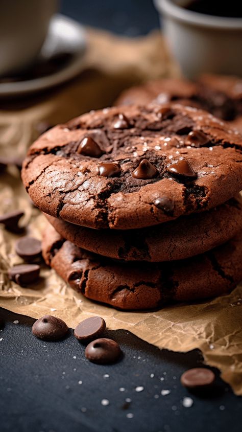 Espresso Fudge Cookies – Chasety Espresso Fudge, Cookies Photography, Chocolate Chunk Cookie Recipe, Chocolate Fudge Cookies, Espresso Cookie, Fudge Cookies, Chocolate Assortment, Chocolate Chunk Cookies, Classic Cookies