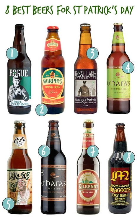 Craft Beer Party, Beer Hampers, Beer Names, Red Beer, St Patricks Day Quotes, Beer 101, Irish Beer, Irish Crafts, Beer Poster