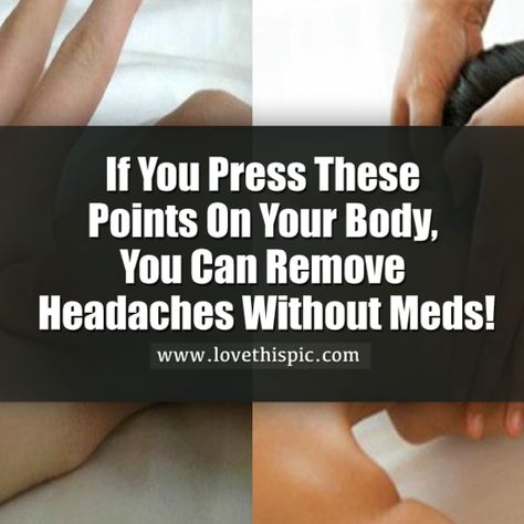 A headache can be very annoying and painful. Though we can take medicines to relieve the pain but they have many side effects and the relief is temporary. Get Rid Of A Headache, Acupressure Headache, Getting Rid Of Headaches, Shiatsu Massage Acupressure, Headache Relief Instant, Headache Types, Headache Prevention, Essential Oils For Headaches, Natural Headache Remedies