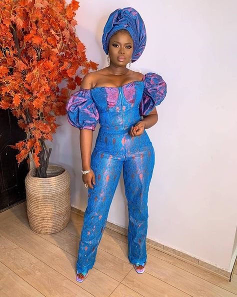 Aso Ebi Jumpsuit, Asoebi Jumpsuit, Aso Ebi Dresses, Jumpsuit Styles, Jumpsuit Lace, Ankara Jumpsuit, Jumpsuit Design, Trendy Jumpsuit, Aso Ebi Styles