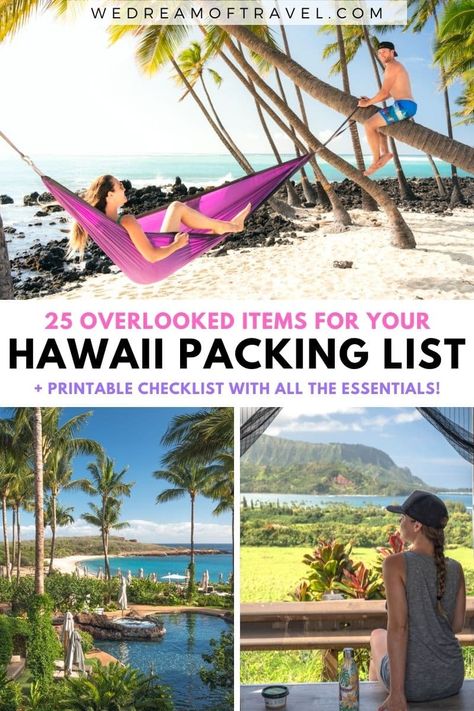 Hawaii Checklist, Hawaii Trip Planning, Hawaii Vacation Tips, Hawaii Packing List, Vacation Items, Hawaii Packing, Hawaiian Cruises, Kauai Travel, Maui Hawaii Vacation