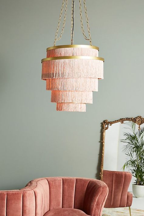 Fringe benefits. Fringe Chandelier, Luminaire Original, Ramadan Decoration, Deco Rose, Deco Luminaire, Interior Trend, Pendant Chandelier, Oahu, Home Collections