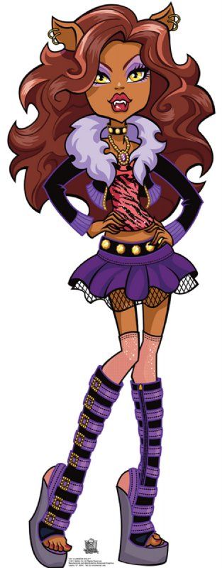 Clawdeen Wolf - Monster High Cardboard Cutout Standup Prop Monster High Wiki, Monster High Clawdeen Wolf, Monster High Frankie Stein, Monster High Costume, Monster High Birthday Party, Howleen Wolf, Diy Monsters, Arte Monster High, Monster High Pictures